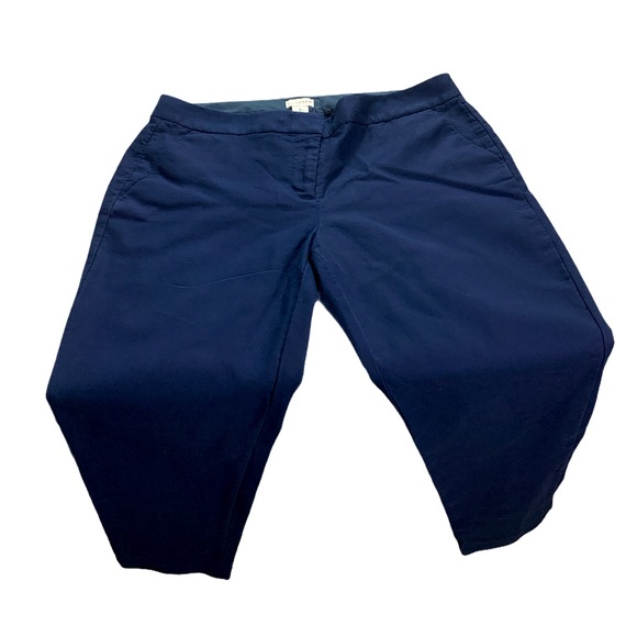 J by J. Crew Straight Leg Navy Blue Trouser Pants